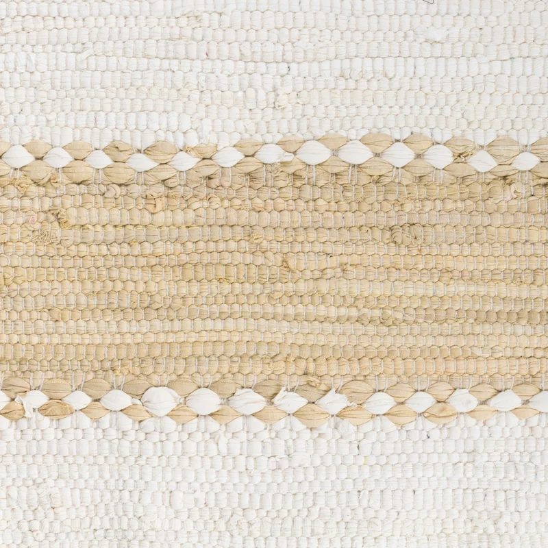 MY-RUG Chindi "Aarav",Fleckerl Teppich, hergestellt aus Baumwollresten, handgewebt