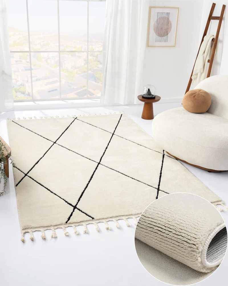 MY-RUG "Ida", Hochflorteppich modern