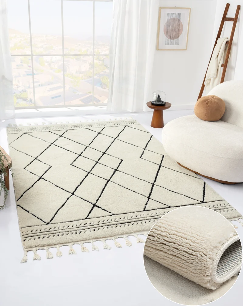 MY-RUG "Ella", flauschiger Hochflorteppich