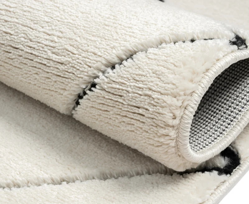 MY-RUG "Vilma", Hochflor-Teppich mit Rautenmuster