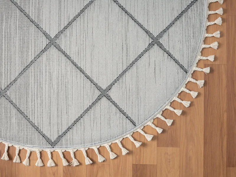 MY-RUG "Vilma", Hochflor-Teppich mit Rautenmuster