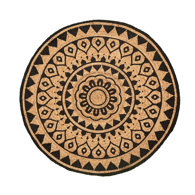Jute Teppich Rund - Henna Ayda Natur