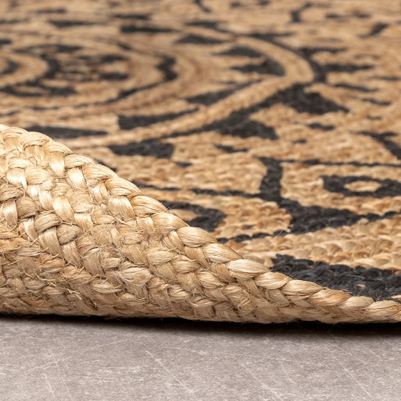 Jute Teppich Rund - Henna Ayda Natur