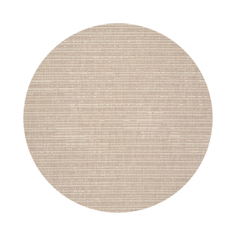 In- & Outdoor Jute Teppich Rund - Nomad Melange Creme