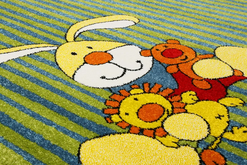 Sigikid Kinderteppich Grün "Semmel Bunny"