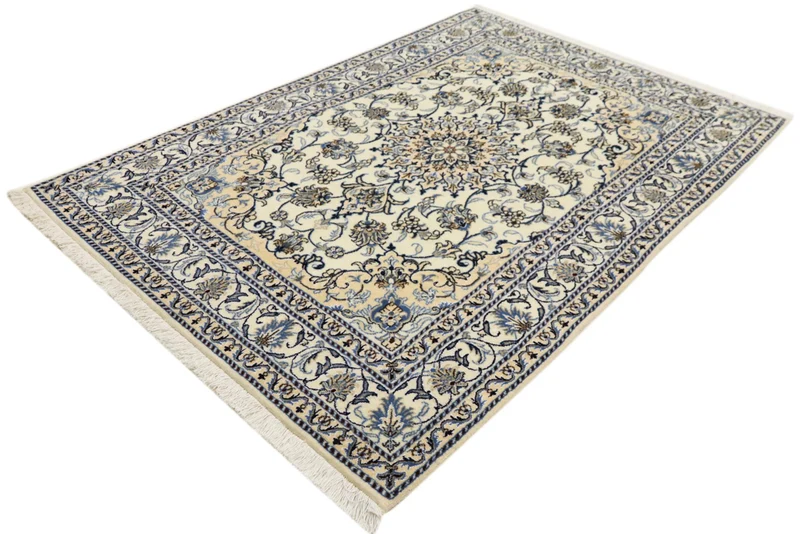 Perserteppich - Nain - 144 x 203 cm - creme