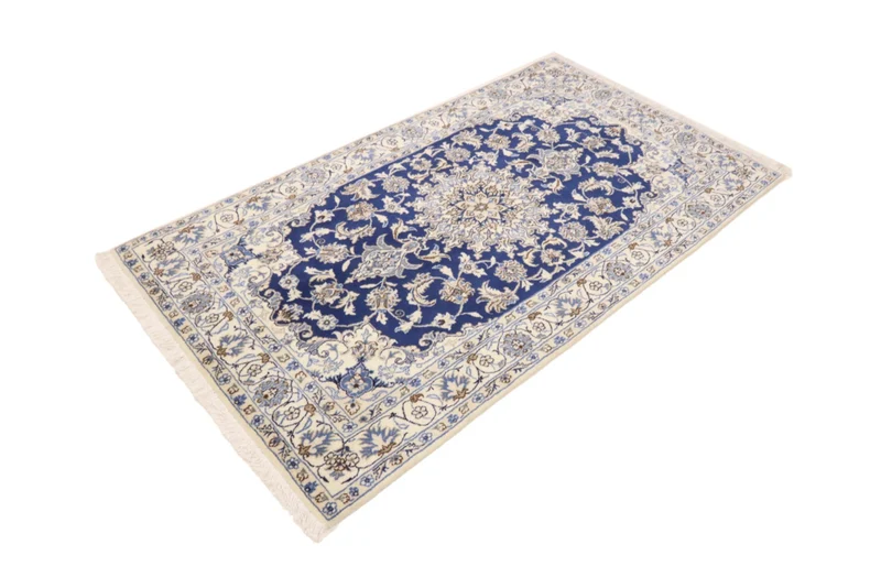 Perserteppich - Nain - 120 x 206 cm - blau