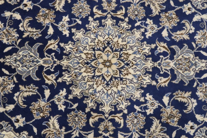 Perserteppich - Nain - 120 x 206 cm - blau