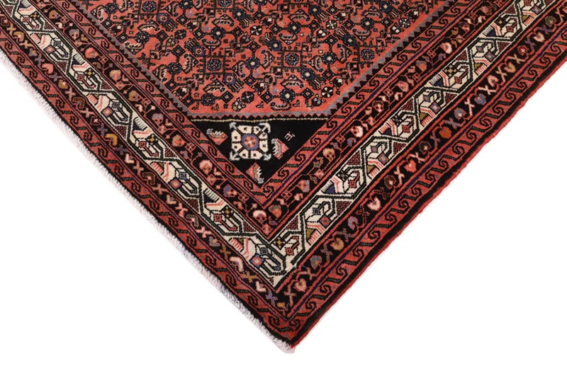 Perserteppich - Nomadic - 155 x 190 cm - dunkelrot