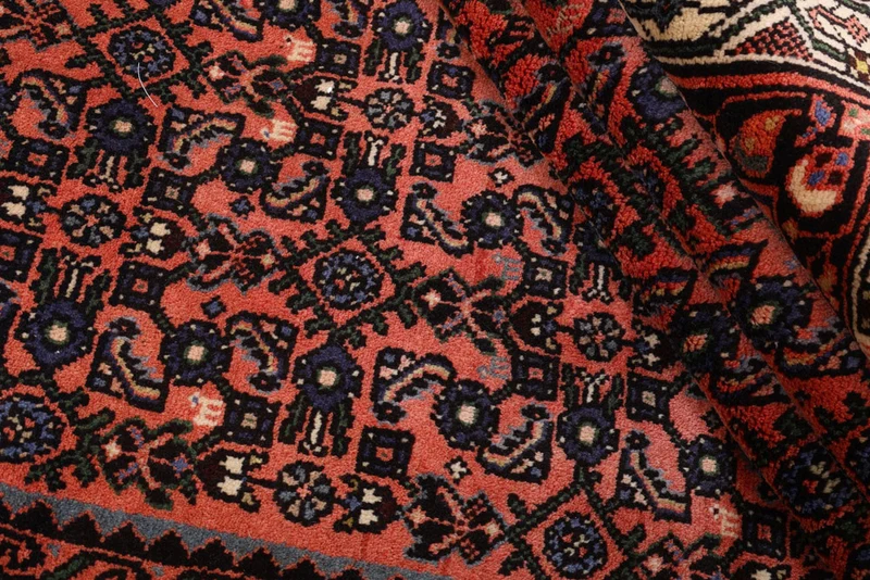 Perserteppich - Nomadic - 155 x 190 cm - dunkelrot