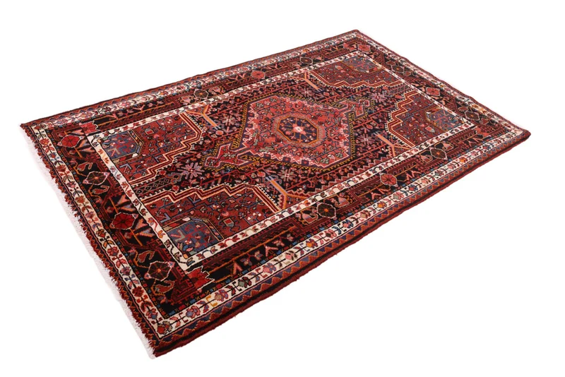 Perserteppich - Nomadic - 120 x 192 cm - dunkelrot