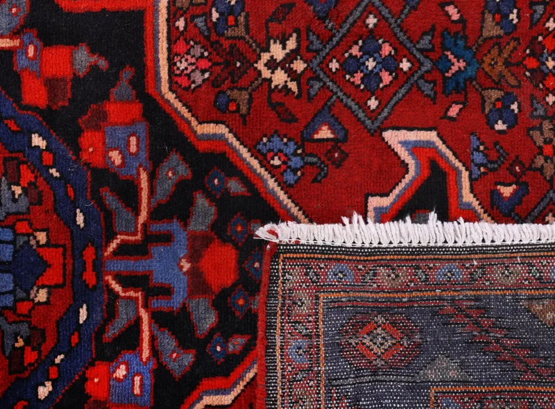 Perserteppich - Nomadic - 140 x 205 cm - dunkelrot