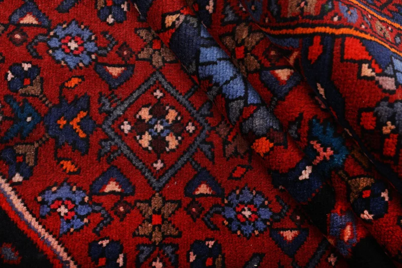 Perserteppich - Nomadic - 140 x 205 cm - dunkelrot