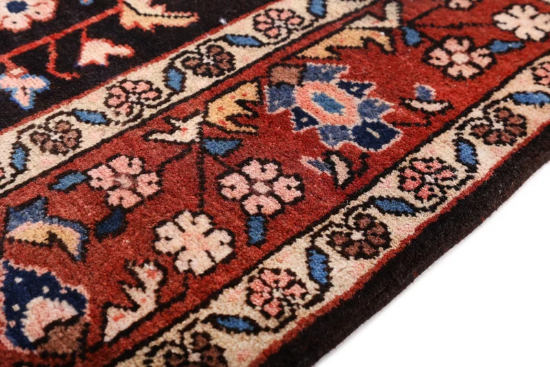Perserteppich - Nomadic - 135 x 210 cm - dunkelrot
