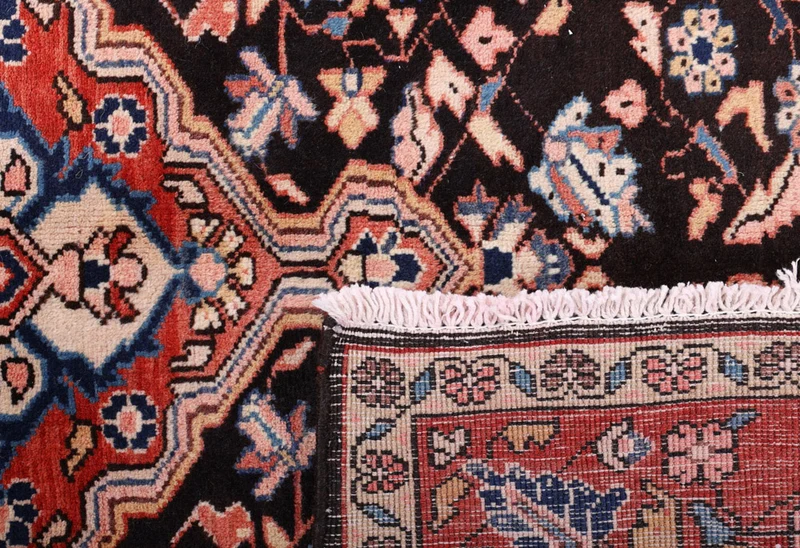 Perserteppich - Nomadic - 135 x 210 cm - dunkelrot