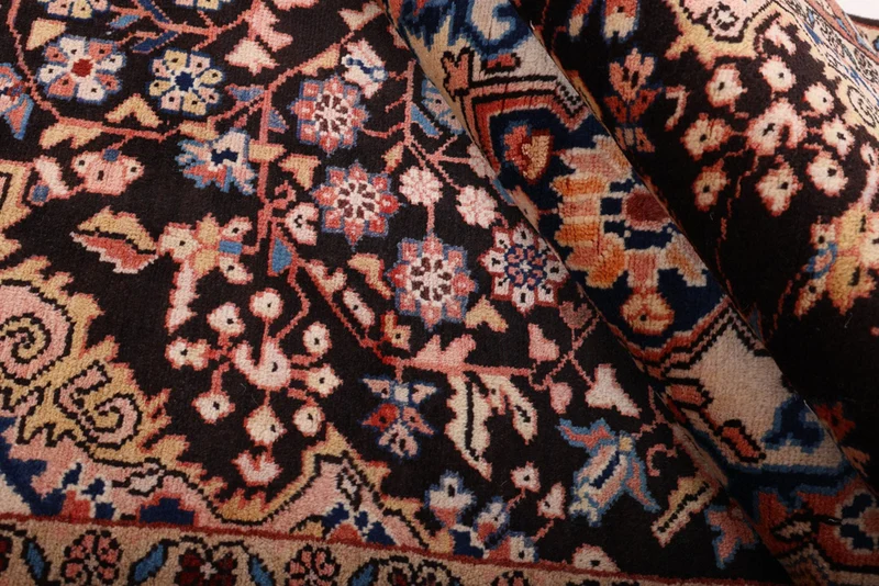 Perserteppich - Nomadic - 135 x 210 cm - dunkelrot