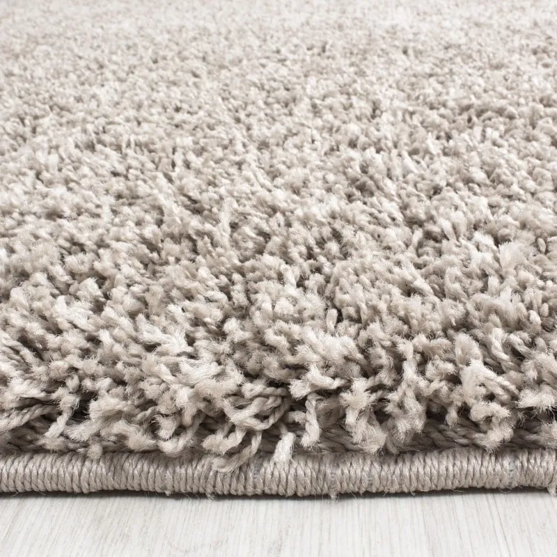 Hochflor Teppich Rund - Life Beige