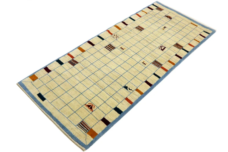 Läufer Gabbeh - Perser - 83 x 199 cm - sand