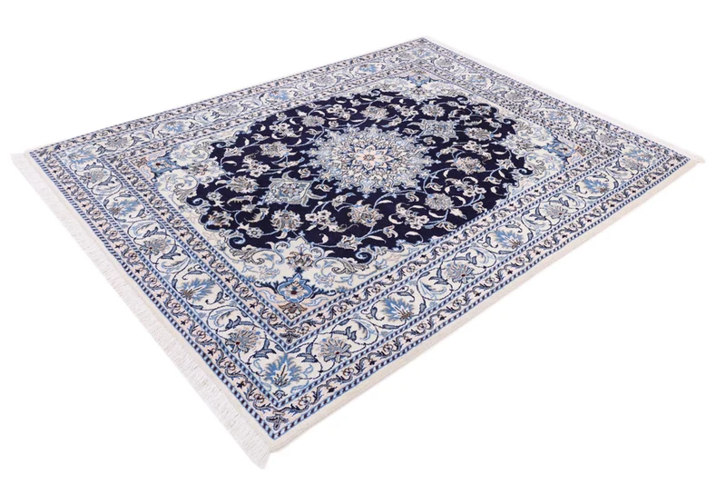 Perserteppich - Nain - 150 x 200 cm - dunkelblau