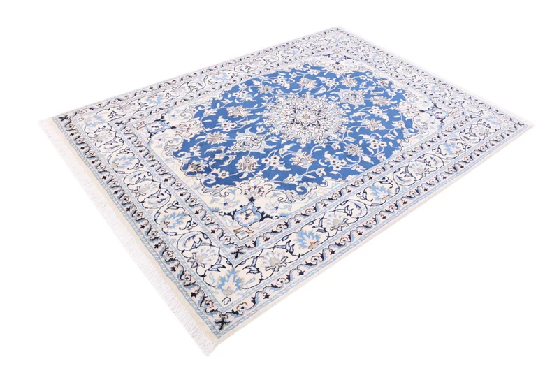Perserteppich - Nain - 147 x 203 cm - blau