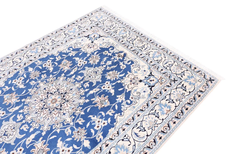 Perserteppich - Nain - 147 x 203 cm - blau