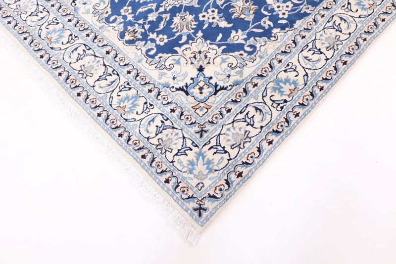 Perserteppich - Nain - 147 x 203 cm - blau