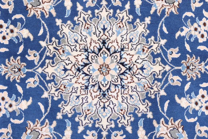 Perserteppich - Nain - 147 x 203 cm - blau