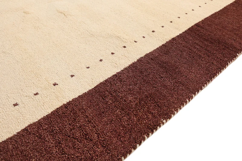 Gabbeh Teppich - Indus - 197 x 301 cm - beige