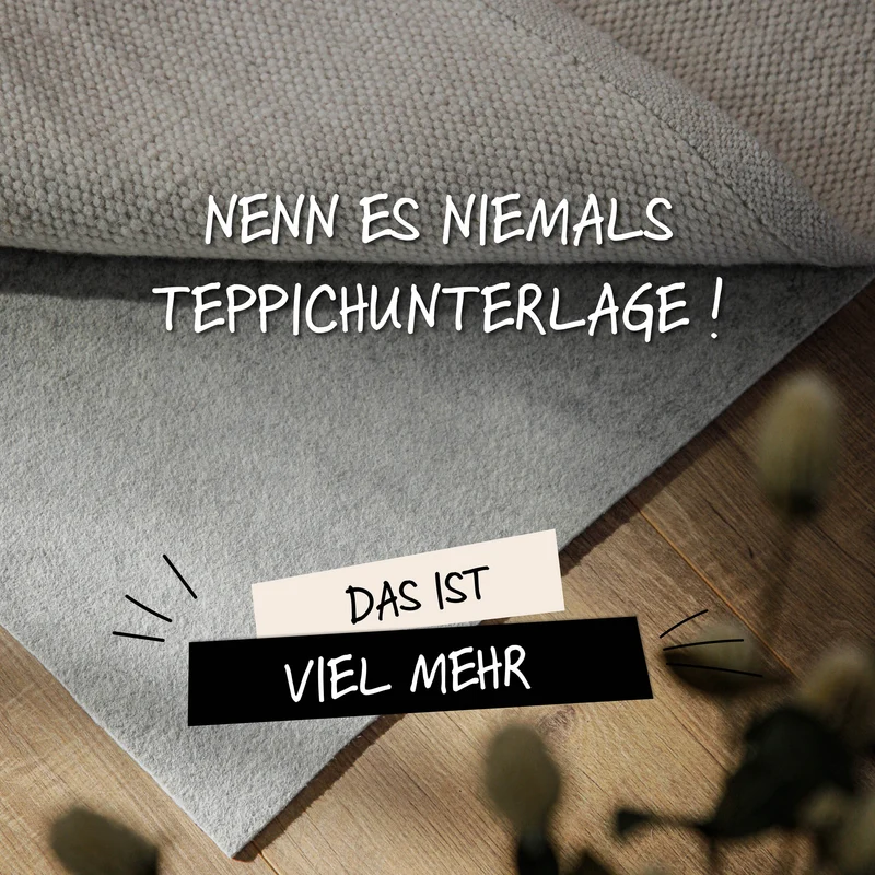 Basic "RugPad" Teppichunterlage für sicheren Halt - WECONhome