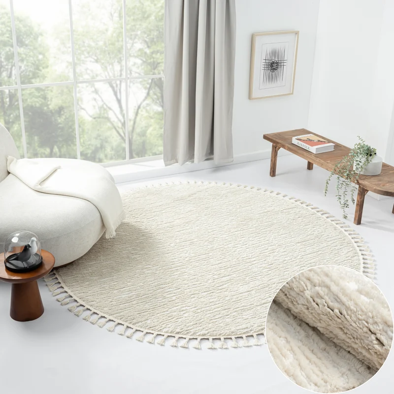 MY-RUG "Liv", Hoch-Tief-Effekt Teppich, hell