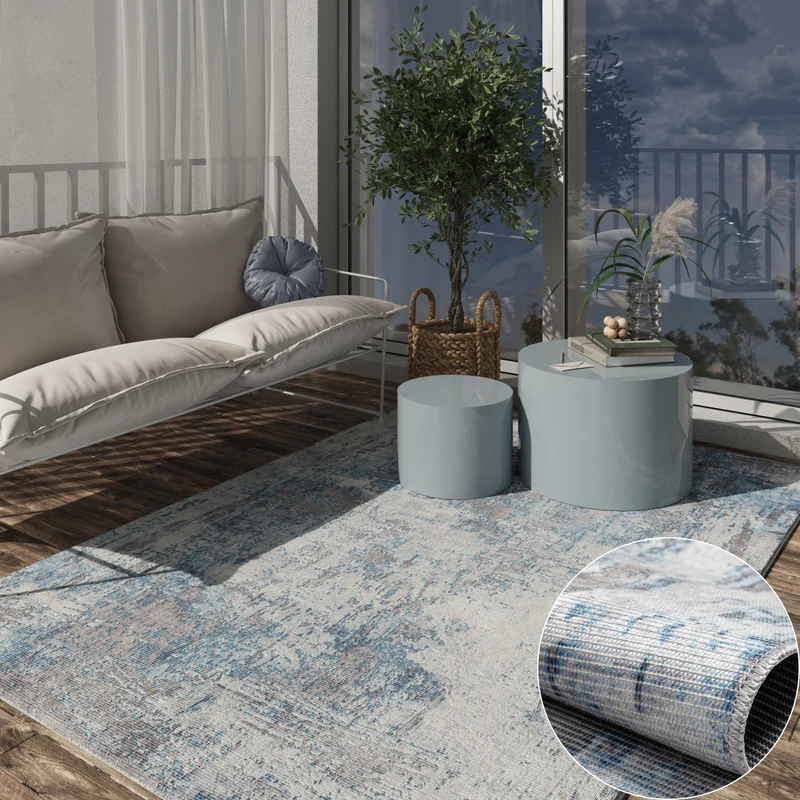 MY-RUG Waschbarer Teppich "Ishaan", In-und Outdoor