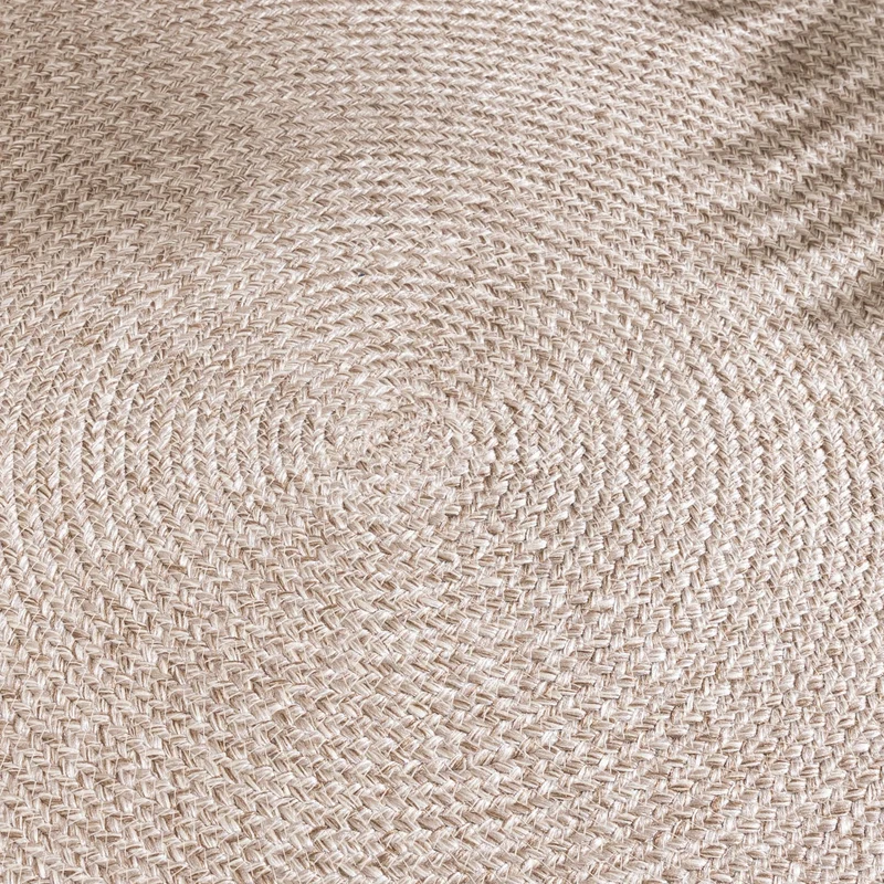 In- & Outdoor Jute Teppich Rund - Bali Beige