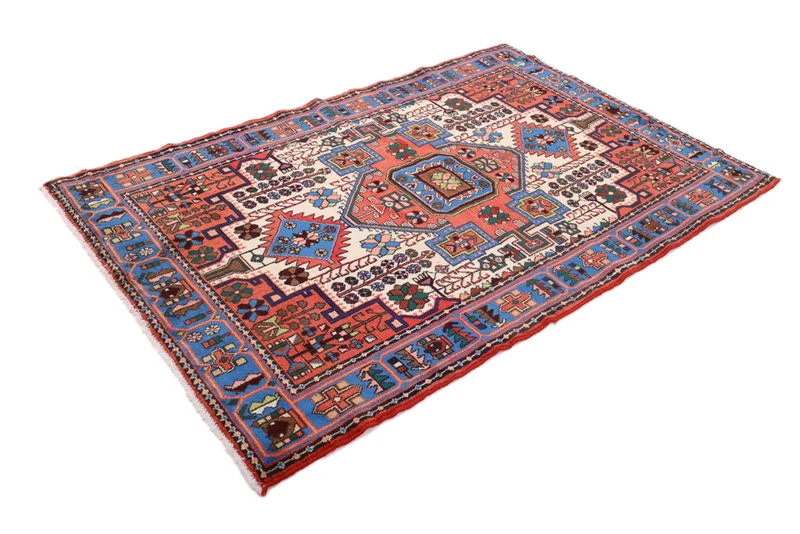 Perserteppich - Nomadic - 135 x 205 cm - mehrfarbig