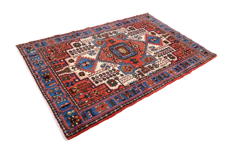 Perserteppich - Nomadic - 135 x 205 cm - mehrfarbig