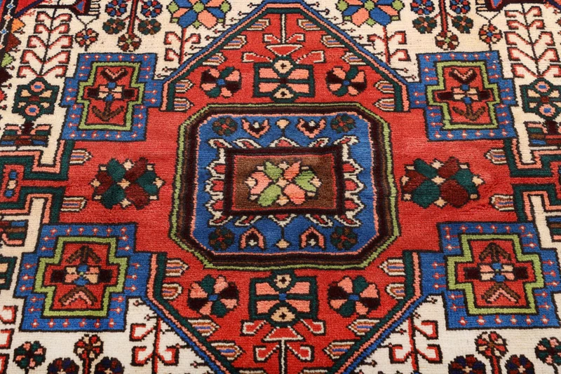 Perserteppich - Nomadic - 135 x 205 cm - mehrfarbig