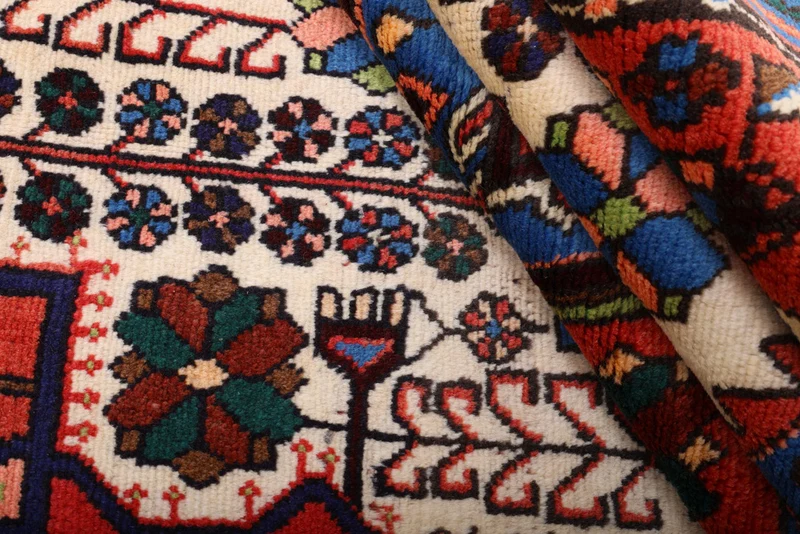 Perserteppich - Nomadic - 135 x 205 cm - mehrfarbig