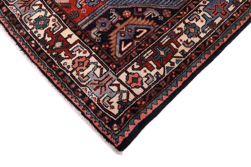 Perserteppich - Nomadic - 130 x 225 cm - dunkelrot