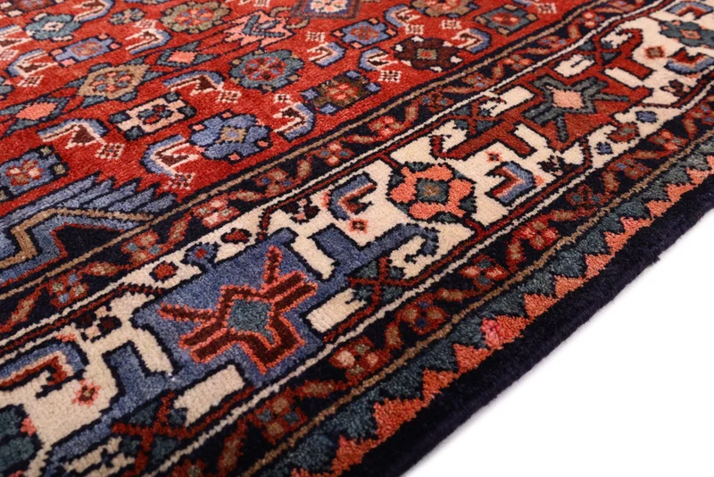 Perserteppich - Nomadic - 130 x 225 cm - dunkelrot