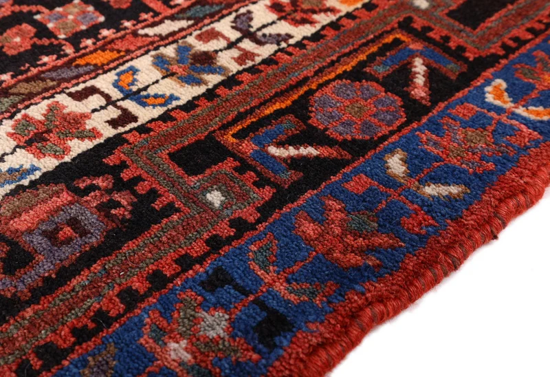 Perserteppich - Nomadic - 133 x 200 cm - dunkelrot