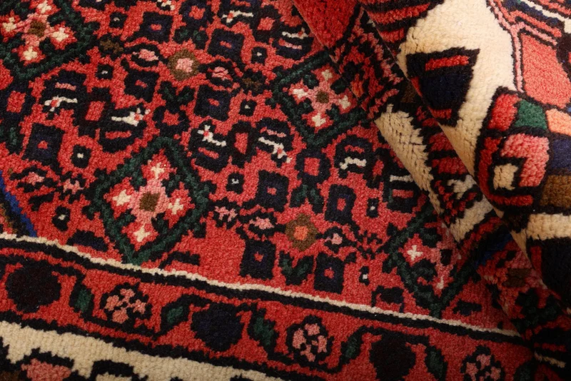 Perserteppich - Nomadic - 140 x 200 cm - rot