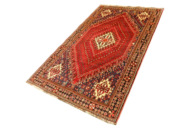 Perserteppich - Nomadic - 156 x 256 cm - rot