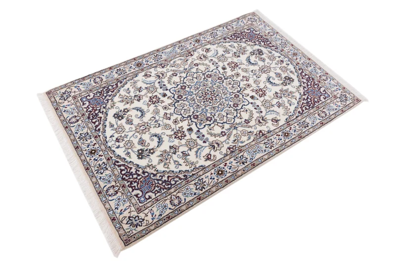 Perserteppich - Nain - 100 x 147 cm - creme