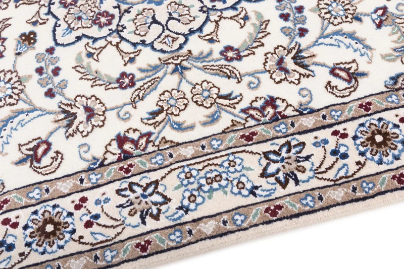Perserteppich - Nain - 100 x 147 cm - creme