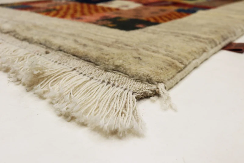 Gabbeh Teppich - Loribaft Indus - 85 x 127 cm - mehrfarbig