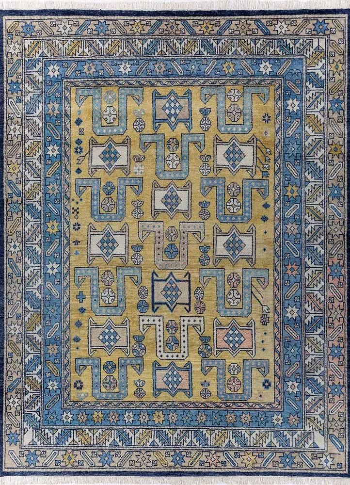 Wollteppich - 240 x 300 cm - mehrfarbig