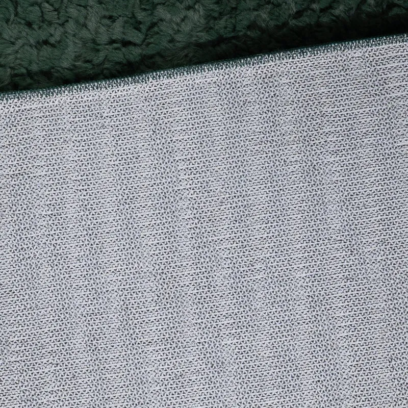 Flauschiger Teppich Rund - Bobby Grün