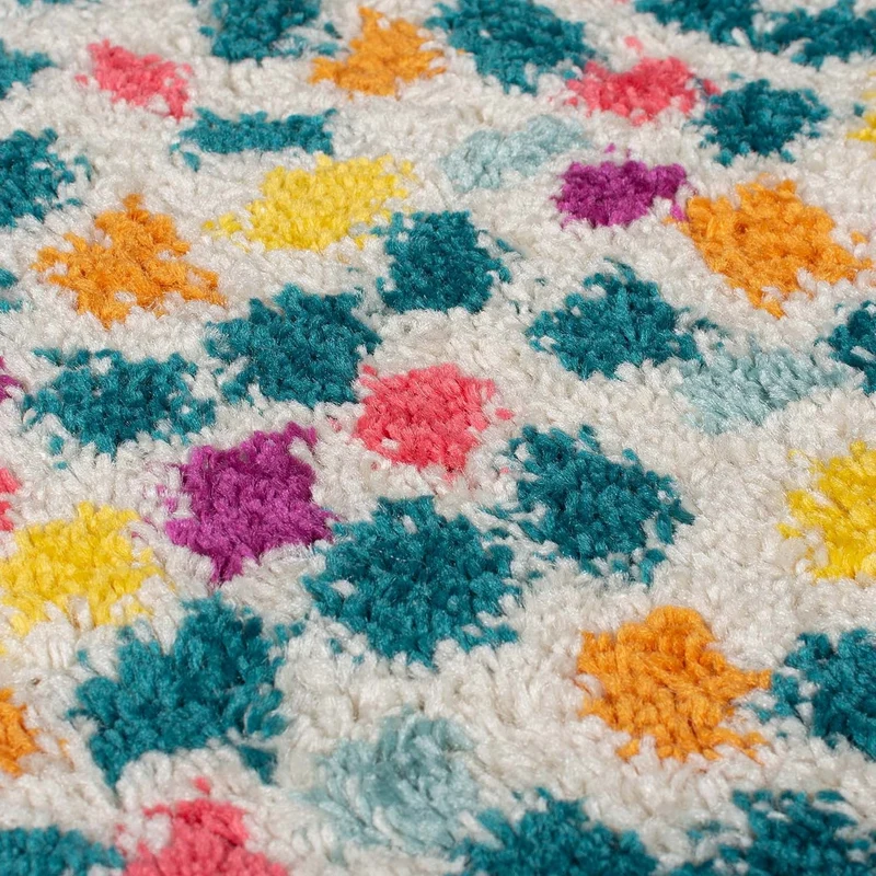 Bunter Kinderteppich Rund - Radiso Spot Multicolor