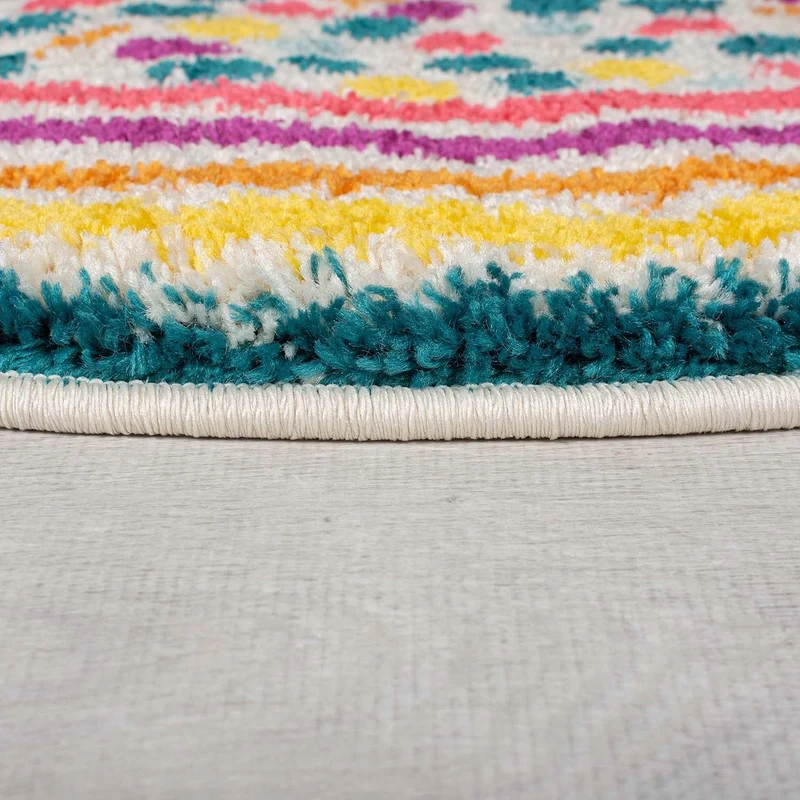 Bunter Kinderteppich Rund - Radiso Spot Multicolor