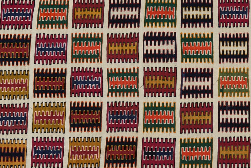 Kelim Gashgai Old · Handgewebt – Beige, 278x146 cm