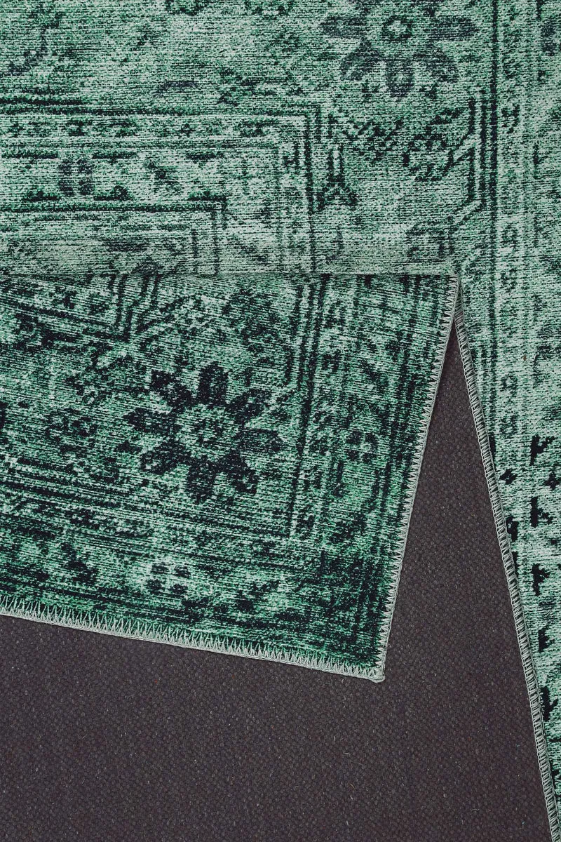Teppich Anthrazit Grün Vintage "2nd Avenue" WECONhome